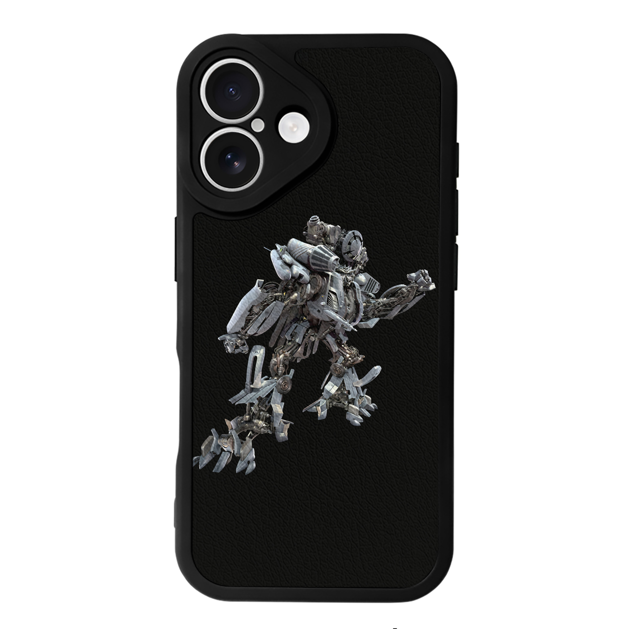 （画像用） Transformers トランスフォーマー 【iPhone 16シリーズ対応】シリコンスマホケース（レザー調） 材質：シリコン